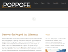 Tablet Screenshot of poppoffinc.com